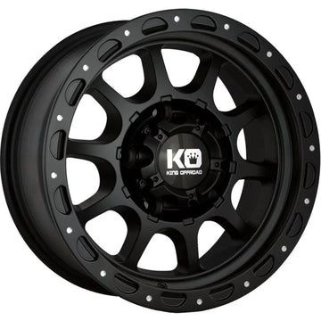 King Offroad Wheel Razor Satin Black Aftermarket Accessory